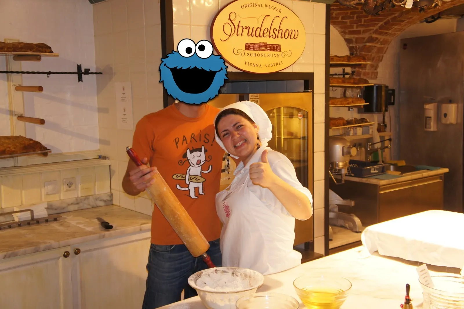Apple Strudel Show no Palácio de Schönbrunn em Viena